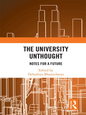 cover image of The University Unthought